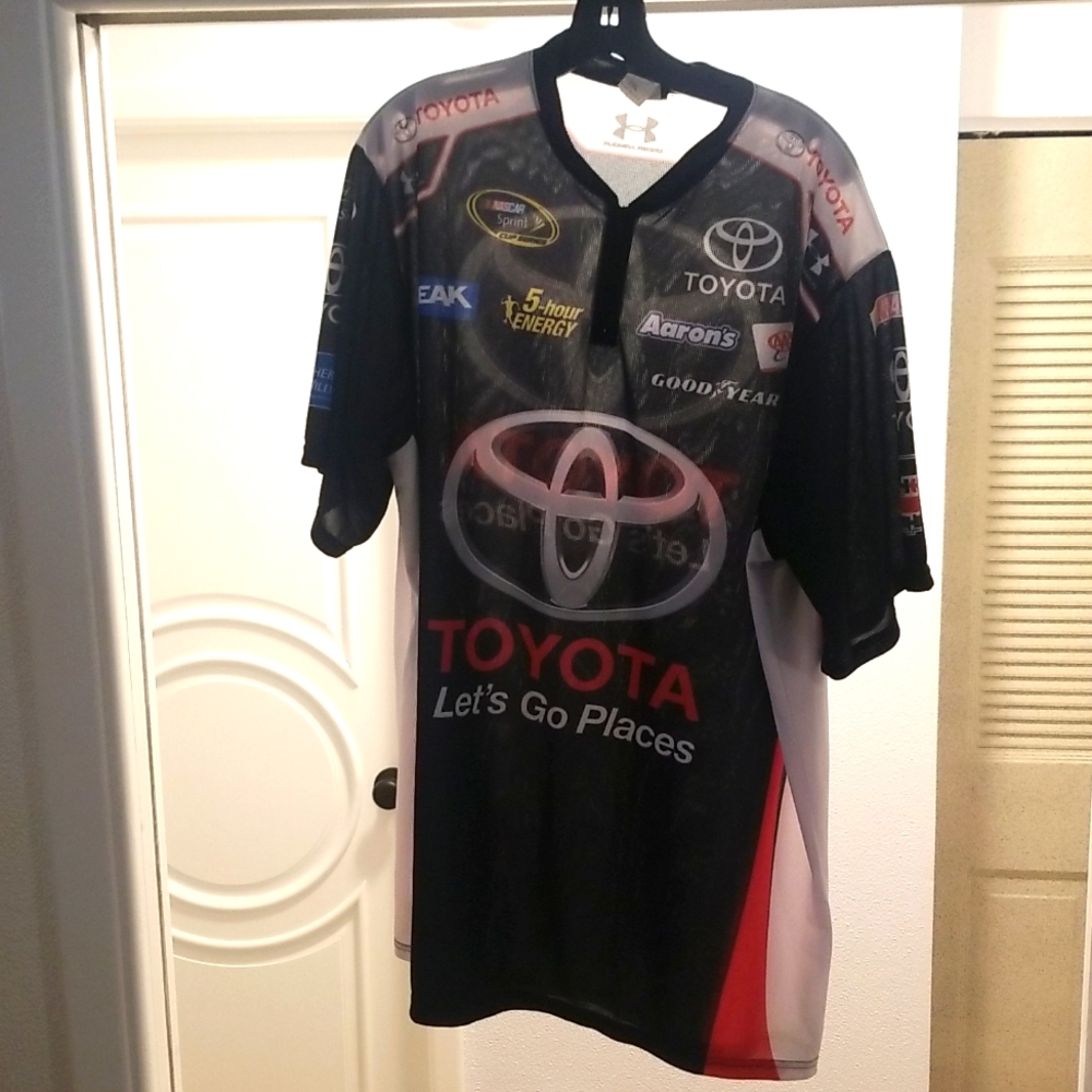 Under Armor- Made in the USA NASCAR pit shirt. Men's XXL